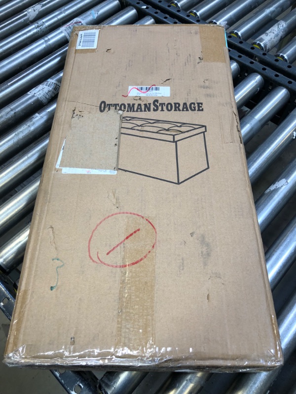Photo 1 of 30 INCHES OTTOMAN FOLDING STORAGE BEIGE
NEW -SEALED