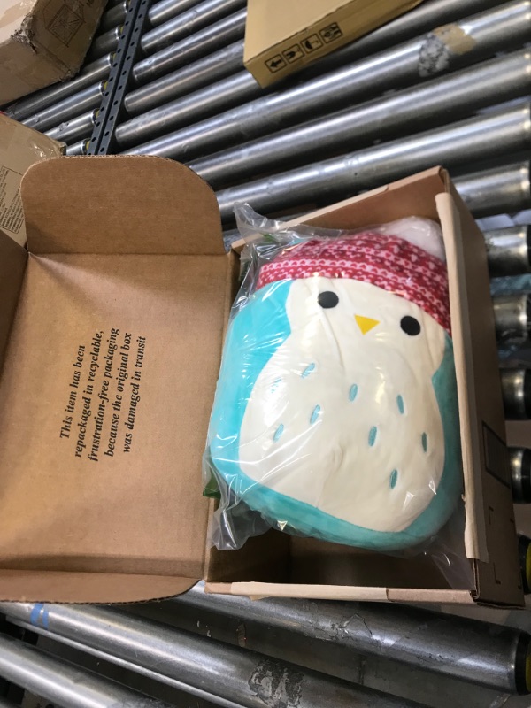 Photo 2 of Squishmallows 10" Winston The Owl Plush - Official Kellytoy Christmas Plush - Cute and Soft Holiday Owl Stuffed Animal Toy - Great Gift for Kids