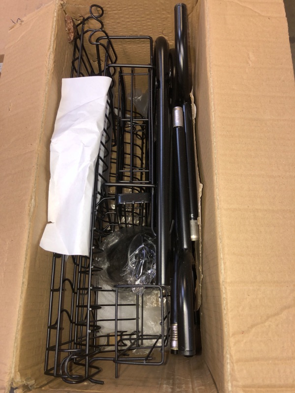 Photo 1 of Over The Sink Dish Drying Rack - iSPECLE Large Stainless Steel Dish Rack Shelf Over Sink for Kitchen Space Saver, Black