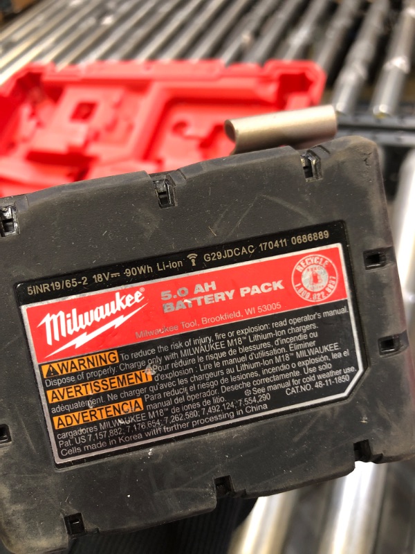 Photo 6 of "Milwaukee 3697-22 M18 FUEL 18V Cordless 2-Tool Combo Kit W/ 5.0AH Batteries"
DIRTYYY-------
