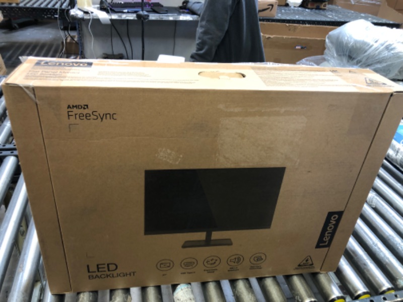Photo 1 of Lenovo L27m-30-2022 - Everyday Monitor - 27 Inch FHD - 75 Hz - AMD FreeSync - Low Blue Light Certified - Tilt Stand - Integrated Speakers - HMDI & VGA & USB-C 27" FHD - Type-C