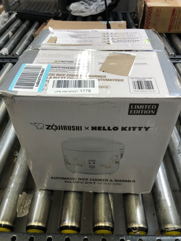 Photo 2 of Zojirushi NS-RPC10KTWA Automatic Rice Cooker & Warmer, 5.5-Cup, White 5.5-Cup Hello Kitty White