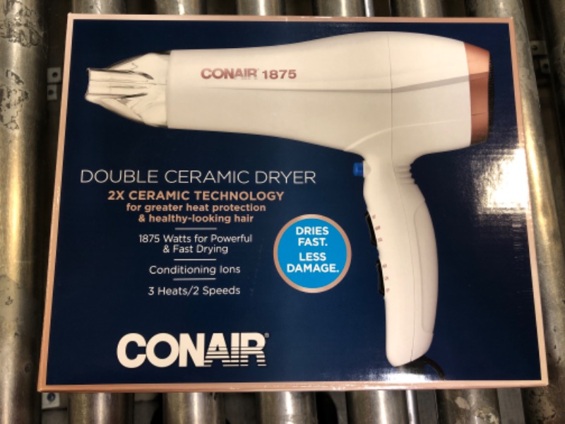 Photo 2 of Conair Double Ceramic Hair Dryer - 1875W * FACTORY SEALED 