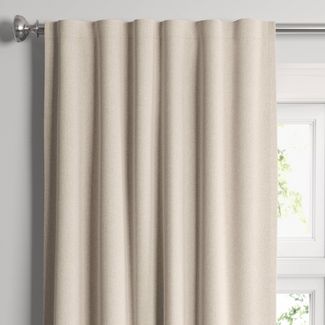 Photo 1 of 1pc Blackout Aruba Linen Window Curtain Panel - Threshold™

