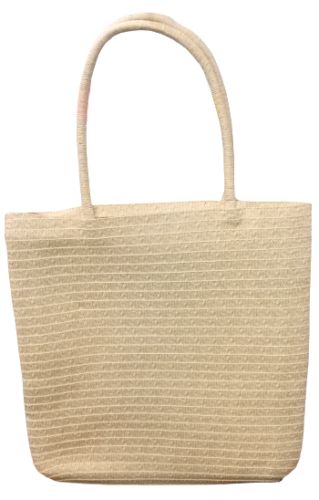 Photo 1 of Bullseyes Playground 1 Count Light Brown Lightweight Woven Tote Bag