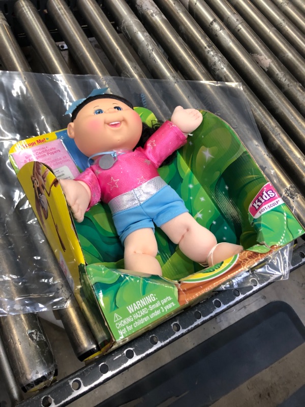 Photo 3 of Cabbage Patch Kids 14&#34; Gymnast Doll - Brown Hair Blue Eyes ------ FACTORY SEALED