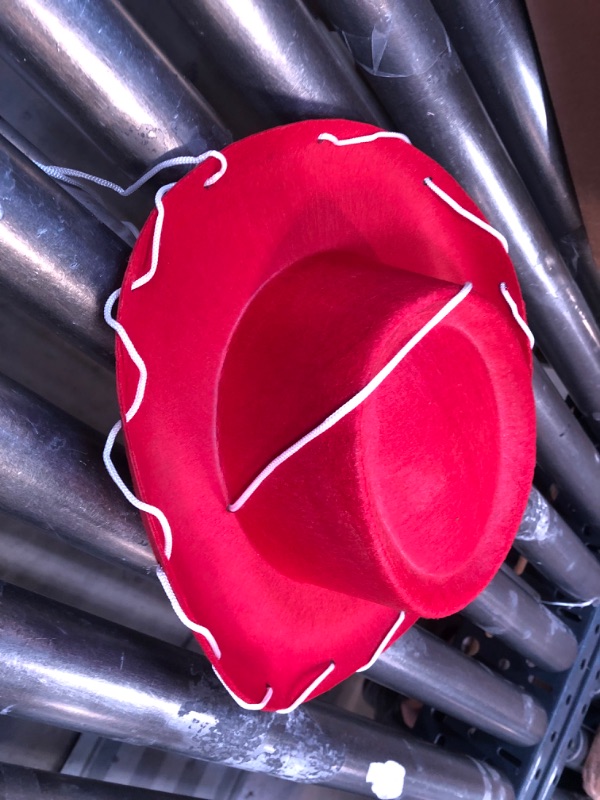 Photo 2 of Century Novelty Children's Red Felt Cowboy Hat