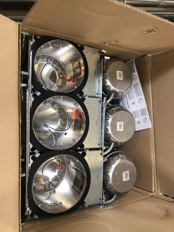 Photo 2 of Sunco Lighting 6 Inch Recessed Lighting Housing Can Light New Construction, Air Tight Ceiling Can, 120-277V, Hard Wired, TP24 Connector, Easy Install, IC Rated, UL Title 24 Compliant 6 Pack