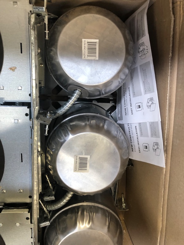 Photo 4 of Sunco Lighting 6 Inch Recessed Lighting Housing Can Light New Construction, Air Tight Ceiling Can, 120-277V, Hard Wired, TP24 Connector, Easy Install, IC Rated, UL Title 24 Compliant 6 Pack