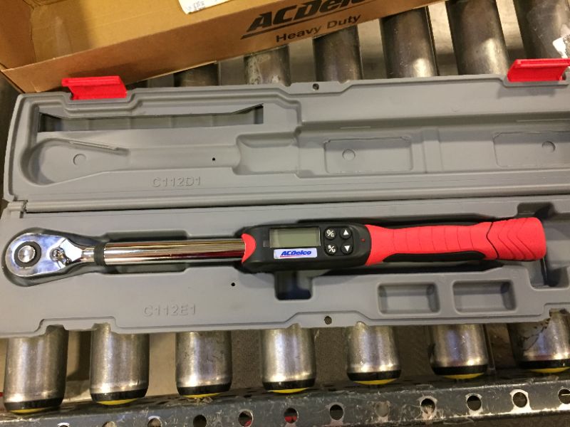 Photo 2 of ACDelco ARM601-4 1/2” (14.8 to 147.5 ft-lbs.) Heavy Duty Digital Torque Wrench *** ADAPTER AND 8 PIECE SET NOT INCLUDED -- WRENCH ONLY ***