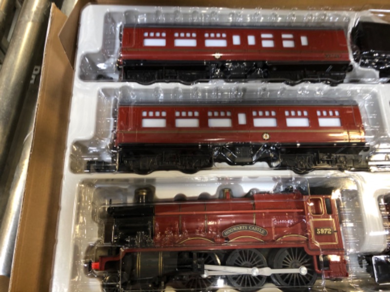 Photo 3 of Lionel Hogwarts Express Ready-to-Play 4-6-0 Set, Battery-powered Model Train Set with Remote Complete Set