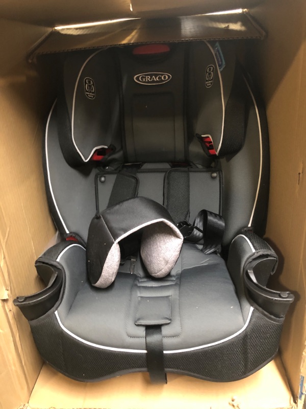 Photo 2 of Graco SlimFit 3 in 1 Car Seat -Slim & Comfy Design Saves Space in Your Back Seat, Darcie, One Size SlimFit Darcie
