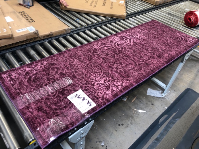 Photo 1 of 71" x 24" Purple Rug