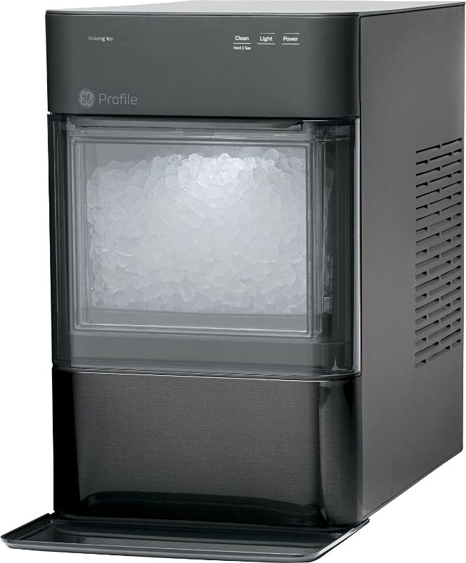 Photo 1 of GE Profile Opal 2.0 | Countertop Nugget Ice Maker | Ice Machine with WiFi Connectivity | Smart Home Kitchen Essentials | Black Stainless ------ WATER STAINS