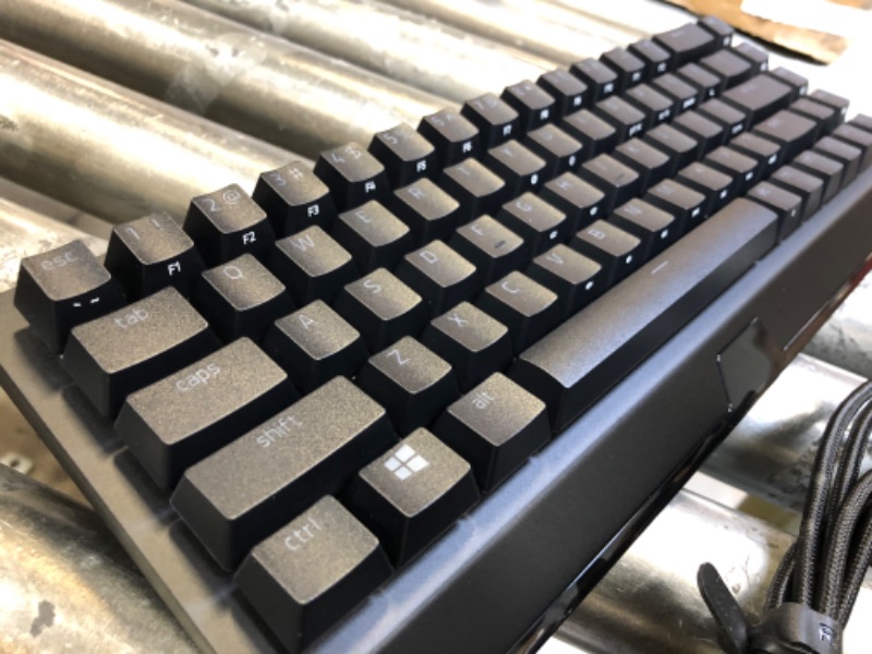 Photo 4 of Razer BlackWidow V3 Mini HyperSpeed 65% Wireless Mechanical Gaming Keyboard: HyperSpeed Wireless Technology - Green Mechanical Switches-(Renewed) Classic Black Keyboard BlackWidow V3 Mini - Wireless Green Switches - Tactile & Clicky ------- OUT OF THE BOX