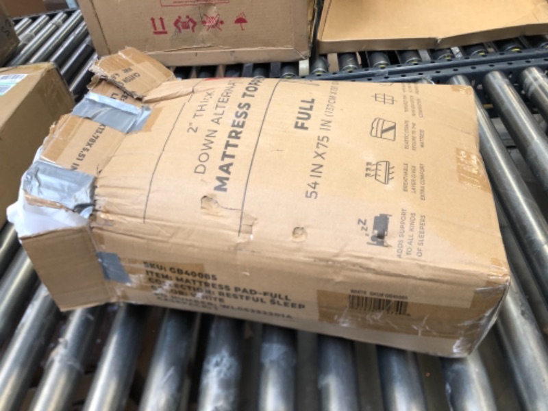 Photo 1 of Extra Thick Full Mattress Topper - Breathable and Extra Soft Down Alternative Featherbed - 2-Inch Thick Mattress Pad - Extra Cushion Mattress Pad Fits Mattresses up to 18” Deep Full White