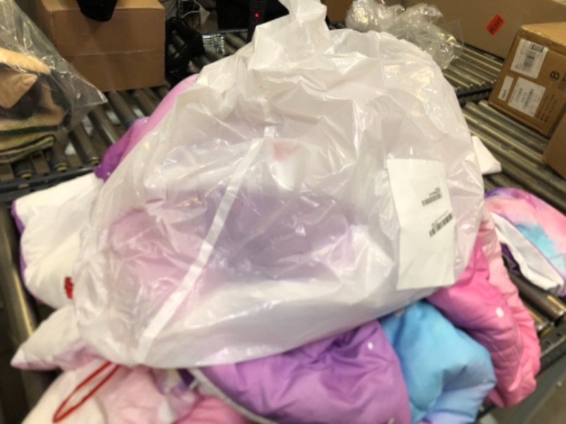 Photo 1 of 89" x 89" Comforter Purple and Light Blue 3 piece