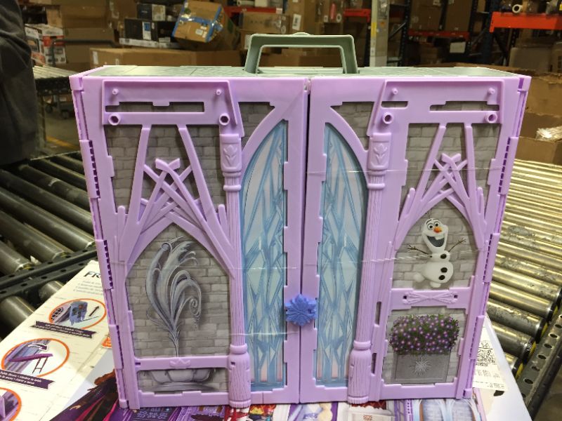 Photo 2 of Disney Frozen Fold and Go Arendelle Castle Playset Inspired 2 Movie, Portable Play - Toy for Kids Ages 3 and up
