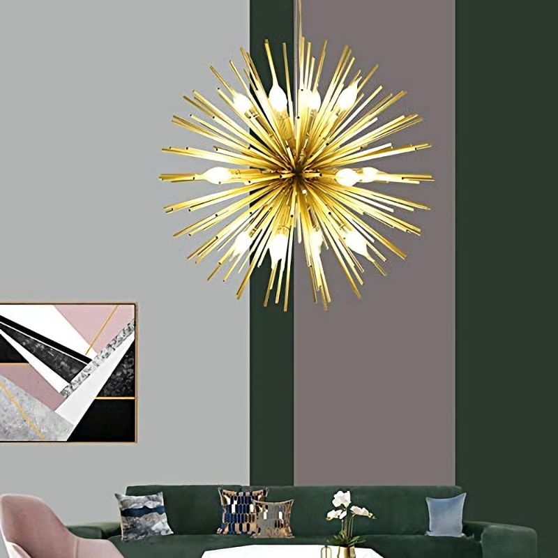 Photo 1 of Brand: KAKEEL
4.5 out of 5 stars267 Reviews
Golden Sputnik Chandelier Ceiling Light Lamp Pendant Lighting Fixture E14 Light (Dia 29.5-Inch)