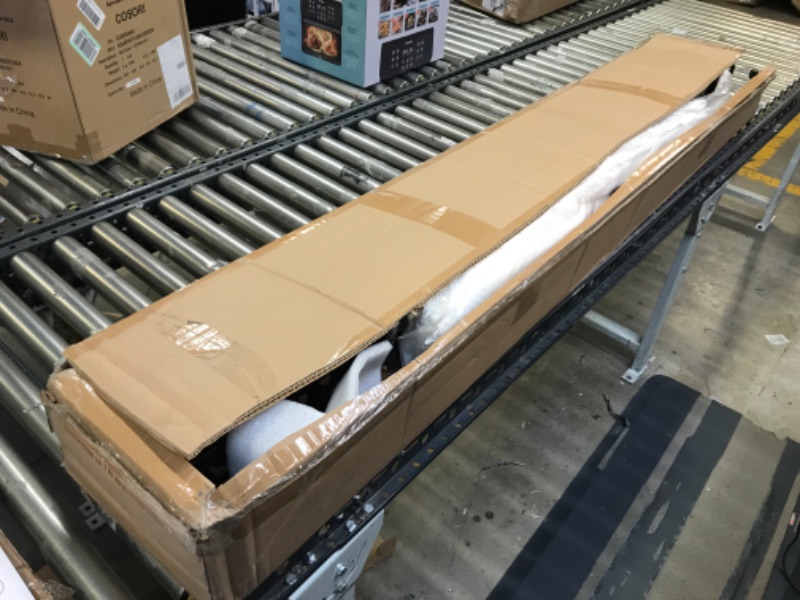 Photo 2 of Amazon Basics Smart Box Spring Bed Base, 5-Inch Mattress Foundation - King Size, Tool-Free Easy Assembly King 5-Inch Smart Box Spring -------- SIDE OF ITEM IS DAMAGED AS SHOWN IN PICTURES, BOX DAMAGED