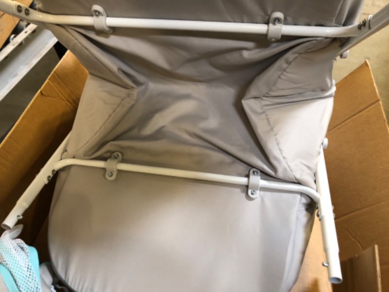 Photo 3 of Dream On Me Karley Bassinet in Blue/Grey