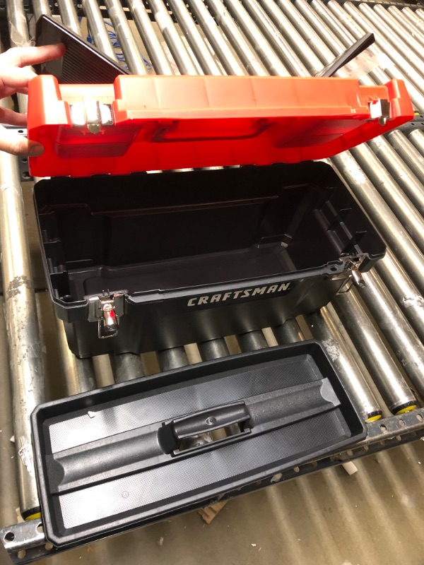 Photo 1 of 20IN PLASTIC TOOLBOX