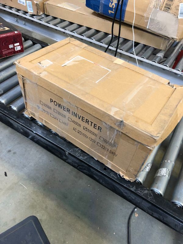 Photo 1 of VEVOR Power Inverter, 5000W Modified Sine Wave Inverter, DC 12V to AC 120V Car Converter, with LCD Remote Controller, LED Indicator, AC Outlets Inverter for Truck RV Car Boat Travel Camping Emergency