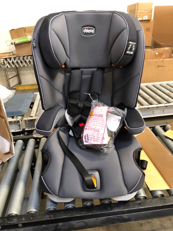 Photo 2 of Chicco MyFit Harness + Booster Car Seat, 5-Point Harness Car Seat and High Back Booster Seat, For children 25-100 lbs. | Fathom/Grey/Blue Fathom/Grey/Blue MyFit