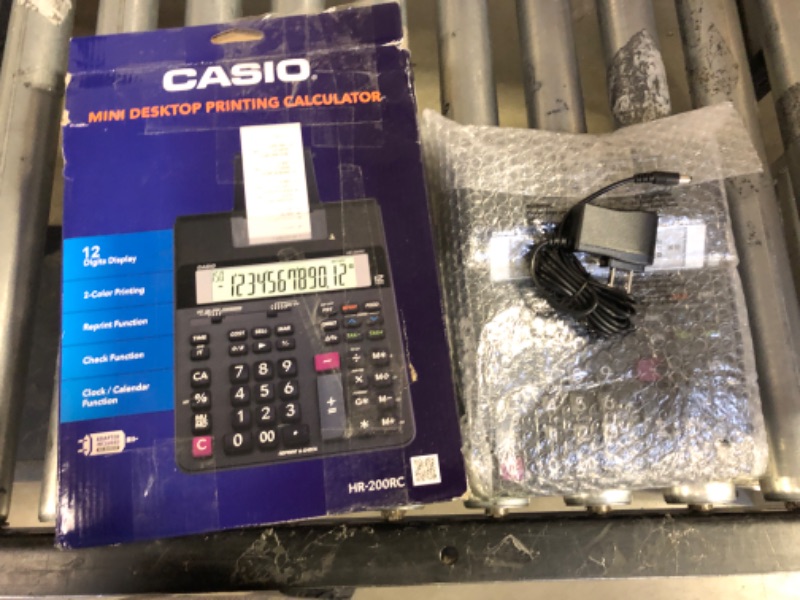 Photo 2 of Casio HR-200RC Printing Calculator
