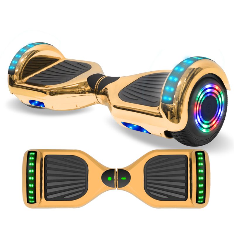 Photo 1 of New Design Flat Hoverboard Electric Self Balancing Scooter with Bluetooth Speaker Carry Handle Safety Certified