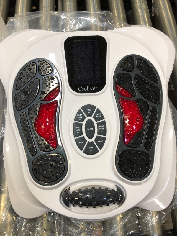 Photo 1 of Creliver Foot Circulation Plus EMS & TENS Foot Nerve Muscle Massager, Electric Foot Stimulator Improves Circulation, Feet Legs Circulation Machine Relieves Body Pains, Neuropathy (FSA or HSA Eligible)