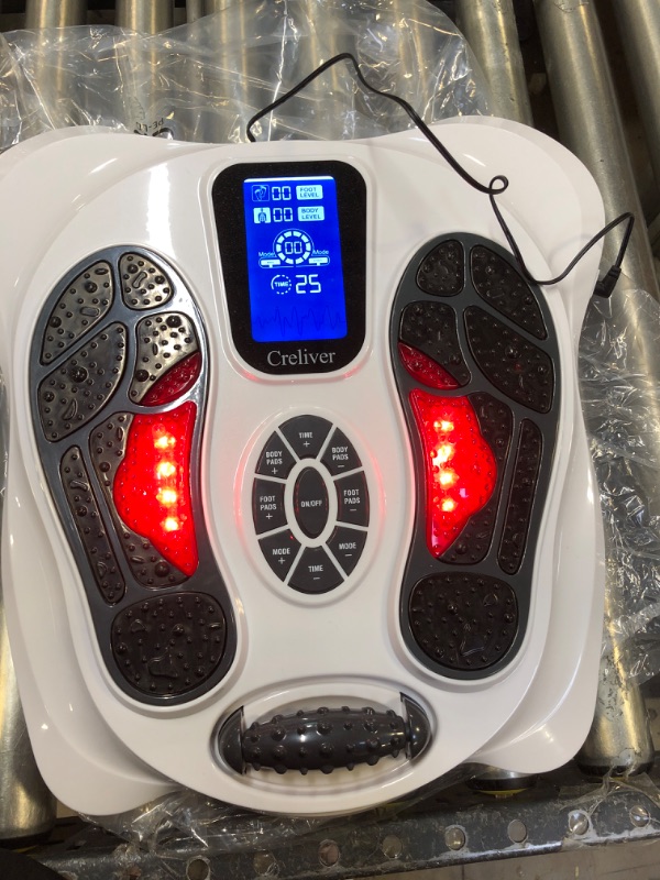 Photo 5 of Creliver Foot Circulation Plus EMS & TENS Foot Nerve Muscle Massager, Electric Foot Stimulator Improves Circulation, Feet Legs Circulation Machine Relieves Body Pains, Neuropathy (FSA or HSA Eligible)