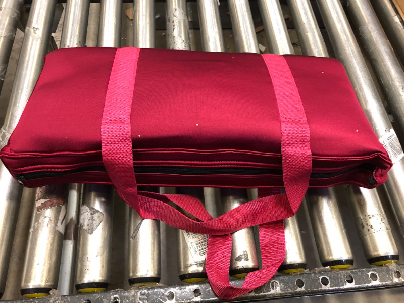 Photo 3 of American Mah Jongg Soft Bag Case New 166 Tile Set with 4 Color Pushers, Burgundy(Discontinued by manufacturer)