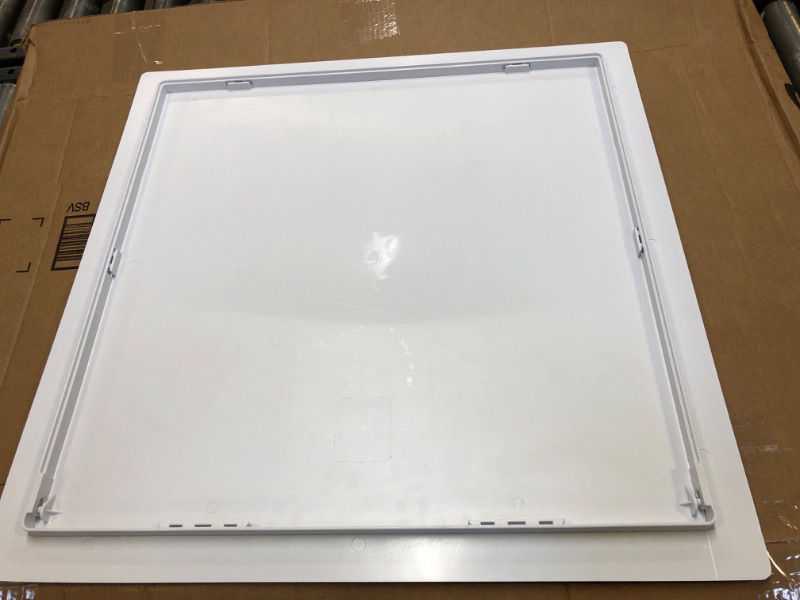 Photo 4 of Access Panel for Drywall - 22 x 22 inch - Wall Hole Cover - Access Door - Plumbing Access Panel for Drywall - Heavy Durable Plastic White