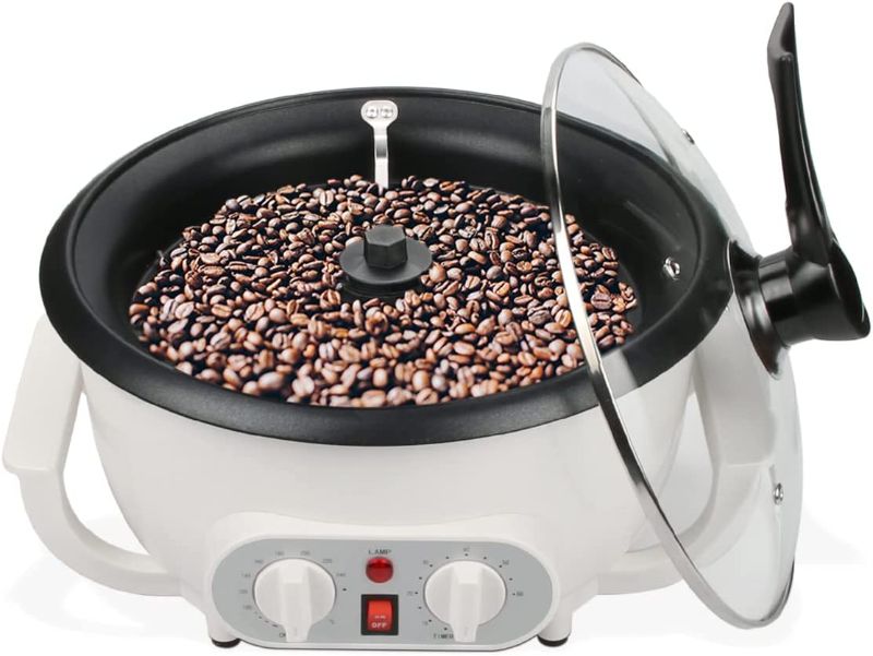 Photo 1 of Upgrade Coffee Roaster Machine for Home Use, 110V Household Electric Coffee Bean Roaster with Timer 1200W Roasting Machine Peanut Bean Home Coffee Roaster
