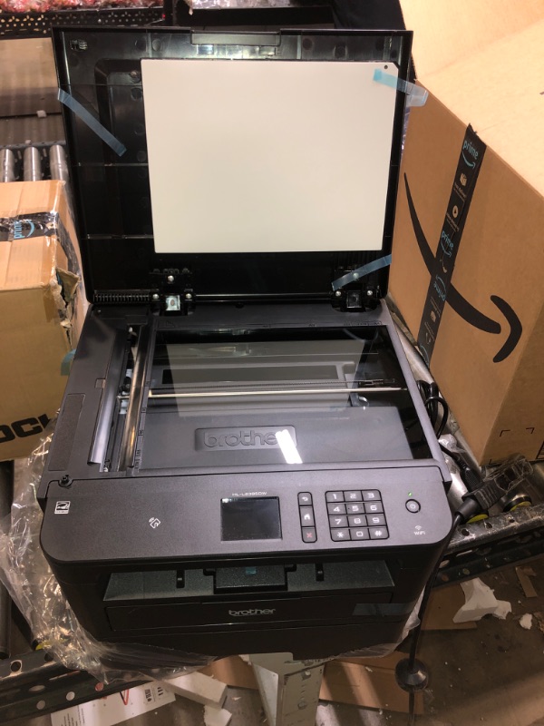 Photo 3 of Brother Compact Monochrome Laser Printer, HLL2395DW, Flatbed Copy & Scan, Wireless Printing, NFC, Cloud-Based Printing/Scanning, Refresh Subscription/Amazon Dash Replenishment Ready
