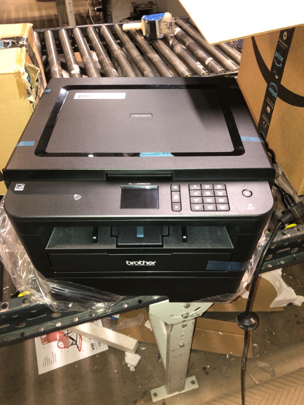 Photo 2 of Brother Compact Monochrome Laser Printer, HLL2395DW, Flatbed Copy & Scan, Wireless Printing, NFC, Cloud-Based Printing/Scanning, Refresh Subscription/Amazon Dash Replenishment Ready
