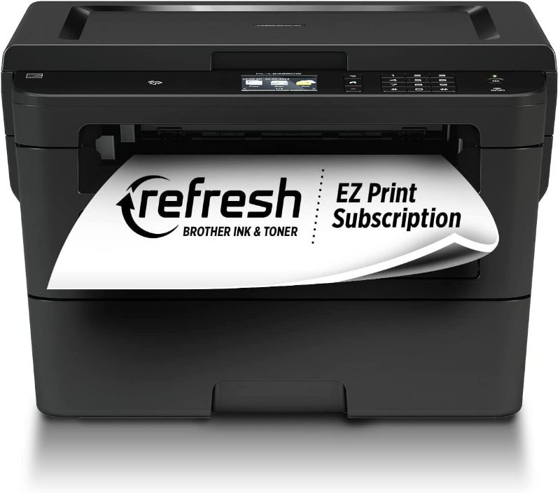 Photo 1 of Brother Compact Monochrome Laser Printer, HLL2395DW, Flatbed Copy & Scan, Wireless Printing, NFC, Cloud-Based Printing/Scanning, Refresh Subscription/Amazon Dash Replenishment Ready
