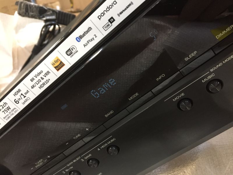 Photo 6 of Denon AVR-S660H 5.2 Ch AVR - 75 W/Ch (2021 Model), Advanced 8K Upscaling, 3D Audio - Dolby TrueHD, DTS:HD Master & More, Wireless Streaming, Built-in HEOS, Alexa 