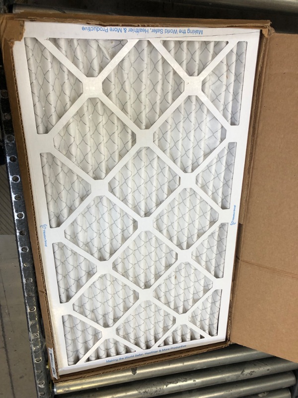 Photo 3 of Aerostar 14x24x1 MERV 11 Pleated Air Filter, AC Furnace Air Filter, 6 Pack (Actual Size: 13 3/4"x 23 3/4" x 3/4") 14x24x1 Filter