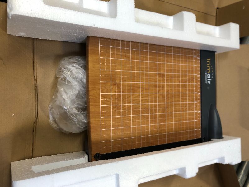 Photo 1 of Westcott TrimAir Titanium Wood 12" Guillotine Trimmer 887012

