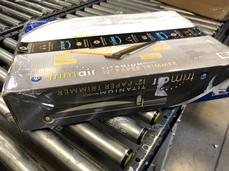 Photo 1 of Westcott TrimAir Titanium Wood 12" Guillotine Trimmer 887012


