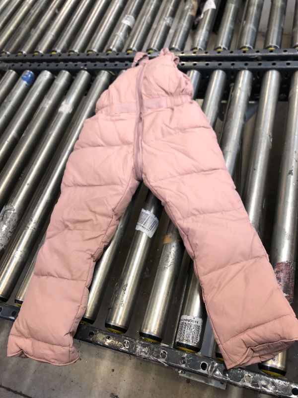 Photo 2 of APPLE BOTTOM PINK SNOW OVERALL SNOW PANTS SIZE KIDS 130
