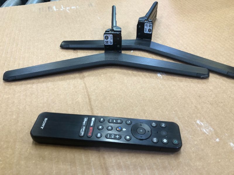 Photo 1 of REMOTE  LEG STANDS FOR Sony 65 Inch 4K Ultra HD TV X85K Series: LED Smart Google TV 
