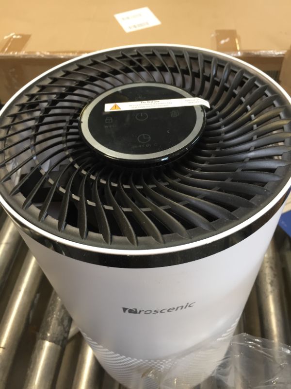 Photo 3 of **MISSING FILTER** Proscenic A8 Air Purifier for Home Large Room, CADR 220 m³/h, H13 HEPA Filter 4-Stage Filtration for Pet Smoker, Up to 1290 Sq. Ft, WiFi Air Cleaner for Home Living Bedroom Large Room Office A8 Milky