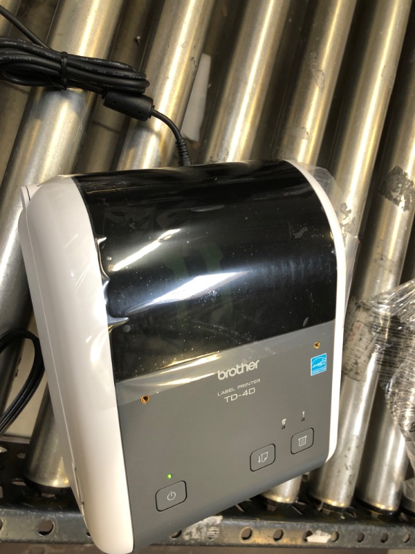 Photo 2 of Brother TD4420DN 4-inch Thermal Desktop Barcode and Label Printer, 203 dpi, 8 IPS, Standard USB and Serial, Ethernet LAN