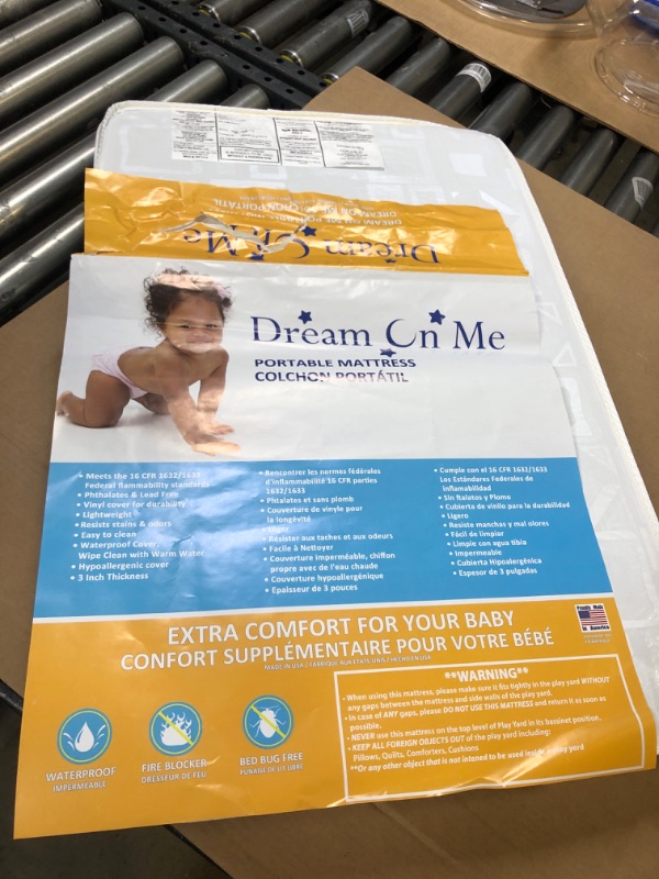 Photo 2 of Dream On Me Travel Lite Mini Foam Playmat/Safe & Portable/Easy Maintenance/Greenguard Gold Environment Safe Playmat