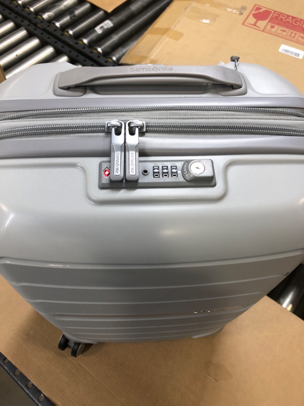 Photo 4 of Samsonite Freeform Hardside Expandable with Double Spinner Wheels, Carry-On 21-Inch, Light Grey Carry-On 21-Inch Light Greyn 