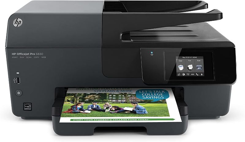 Photo 1 of HP OfficeJet Pro 6830 Wireless All-in-One Photo Printer with Mobile Printing, HP Instant Ink & Amazon Dash Replenishment ready (E3E02A)
