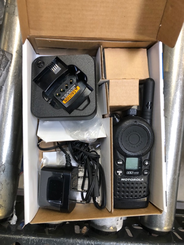 Photo 2 of 2 Pack of Motorola CLS1110 Two Way Radio Walkie Talkies with Headsets
